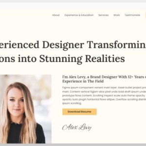 Portfolio & CV