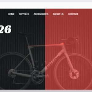 Bicycle Shop Website Template – Launch Your Online Store for Just 199€ | Prisha Designs